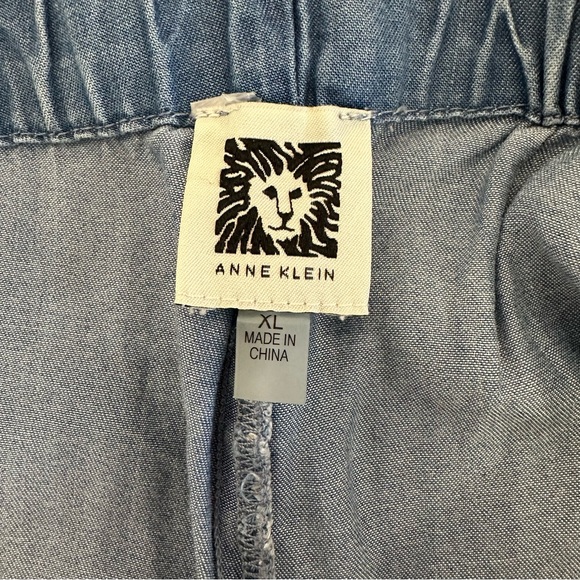 Anne Klein | Wide Leg Tencel Pant | Size XL - Picture 11 of 16